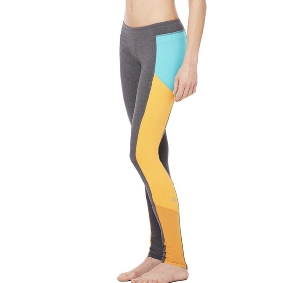 ALO Yoga Ascendent Pocket Leggings Colorblock Women's XS - Picture 3 of 9